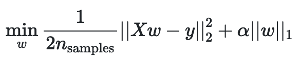 Lasso equation